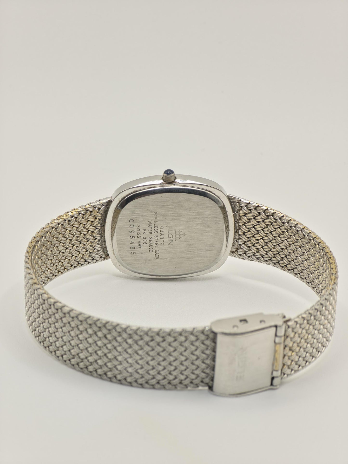 Elgin Quartz Watch Ref. FK276 0095485 Silver Tone Mesh Bracelet Women Unisex | - 39