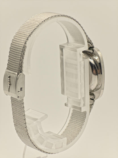 Baume & Mercier Geneve manuel Watch Ref. 670420 Stainless Steel Mesh Bracelet Women Vintage | - 46