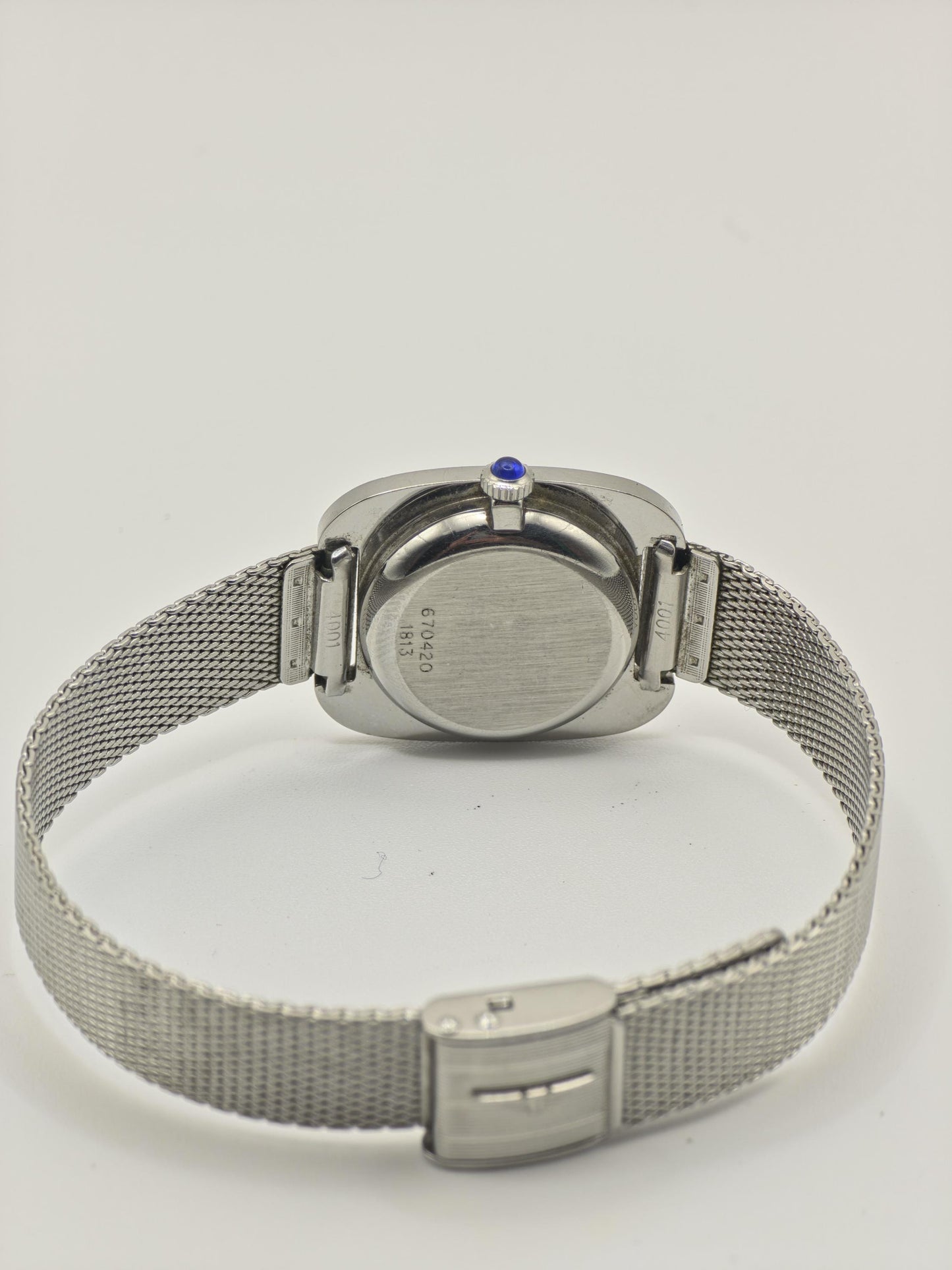 Baume & Mercier Geneve manuel Watch Ref. 670420 Stainless Steel Mesh Bracelet Women Vintage | - 46