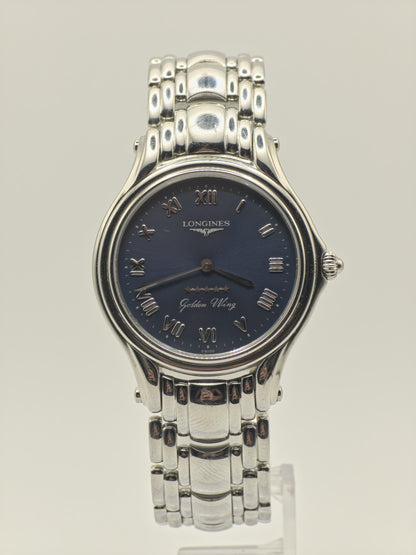 Longines Golden Wing Quartz Watch Ref. L3 605 4 Stainless Steel Bracelet Unisex Vintage | - 49