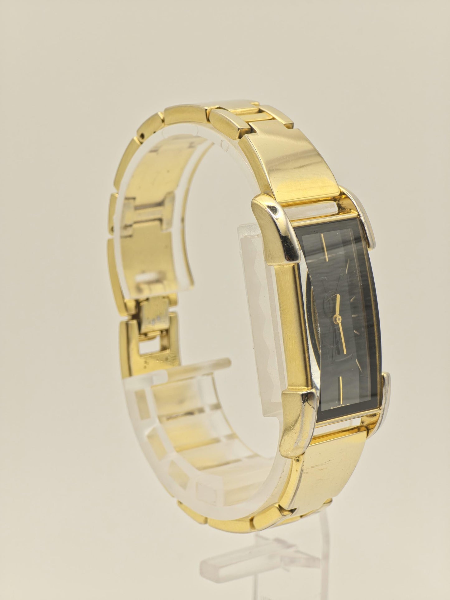 Yves Saint Laurent YSL Quartz Watch Ref. 5421-H16200Y Gold Tone Bracelet Women Vintage | - 52