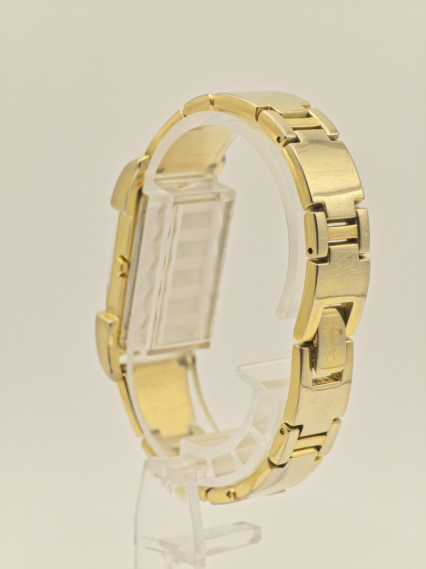 Yves Saint Laurent YSL Quartz Watch Ref. 5421-H16200Y Gold Tone Bracelet Women Vintage | - 52