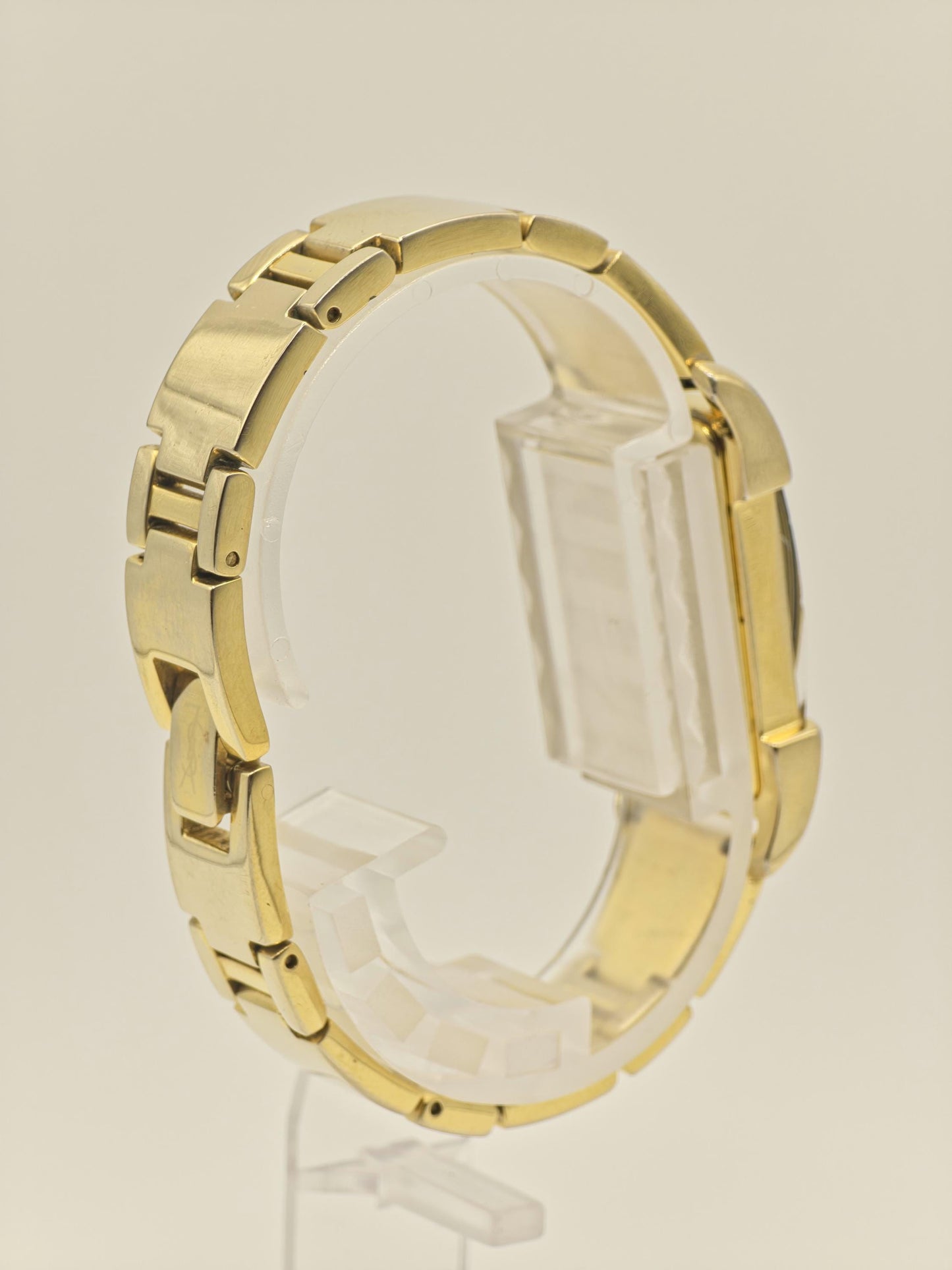 Yves Saint Laurent YSL Quartz Watch Ref. 5421-H16200Y Gold Tone Bracelet Women Vintage | - 52