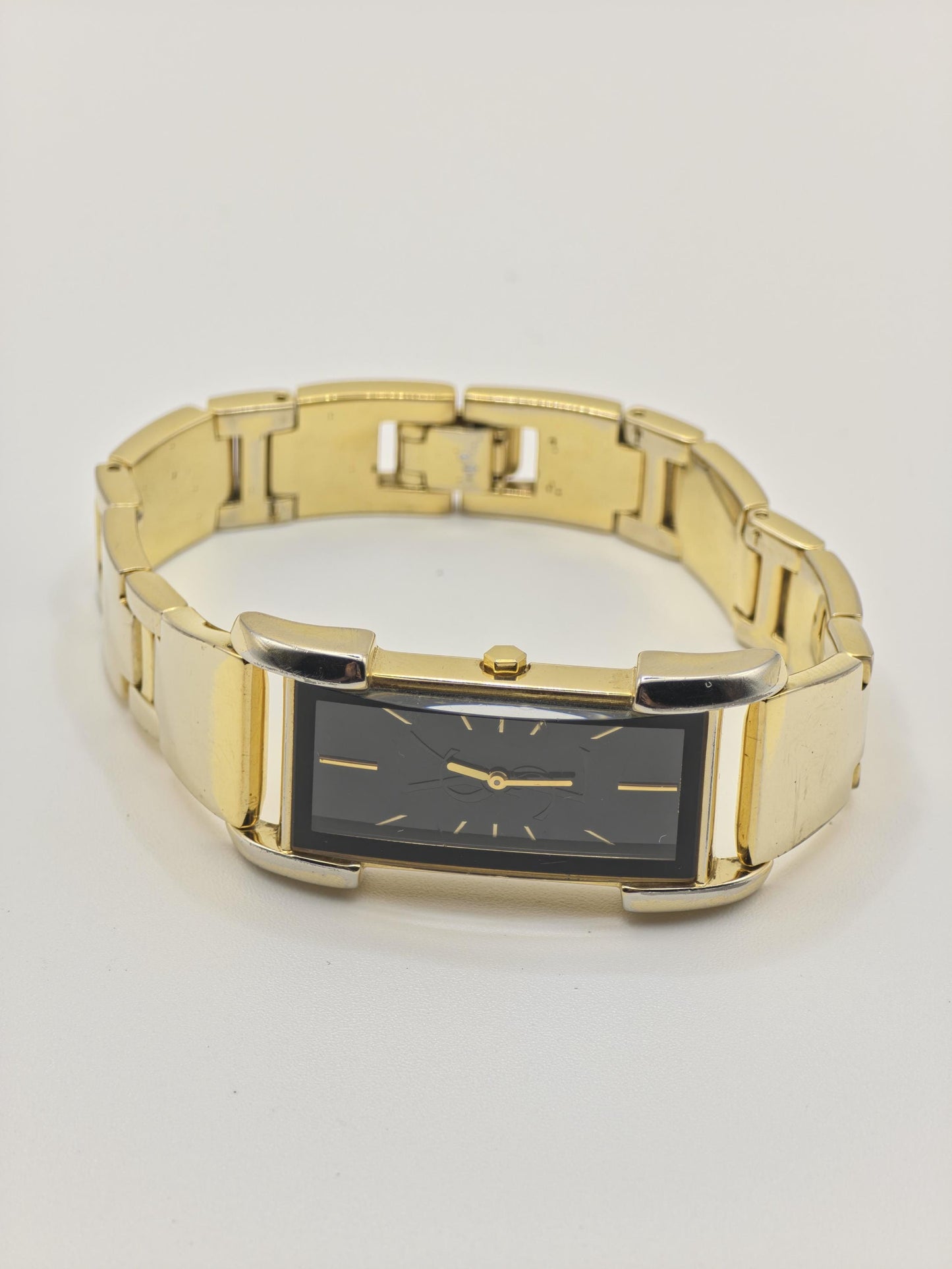 Yves Saint Laurent YSL Quartz Watch Ref. 5421-H16200Y Gold Tone Bracelet Women Vintage | - 52