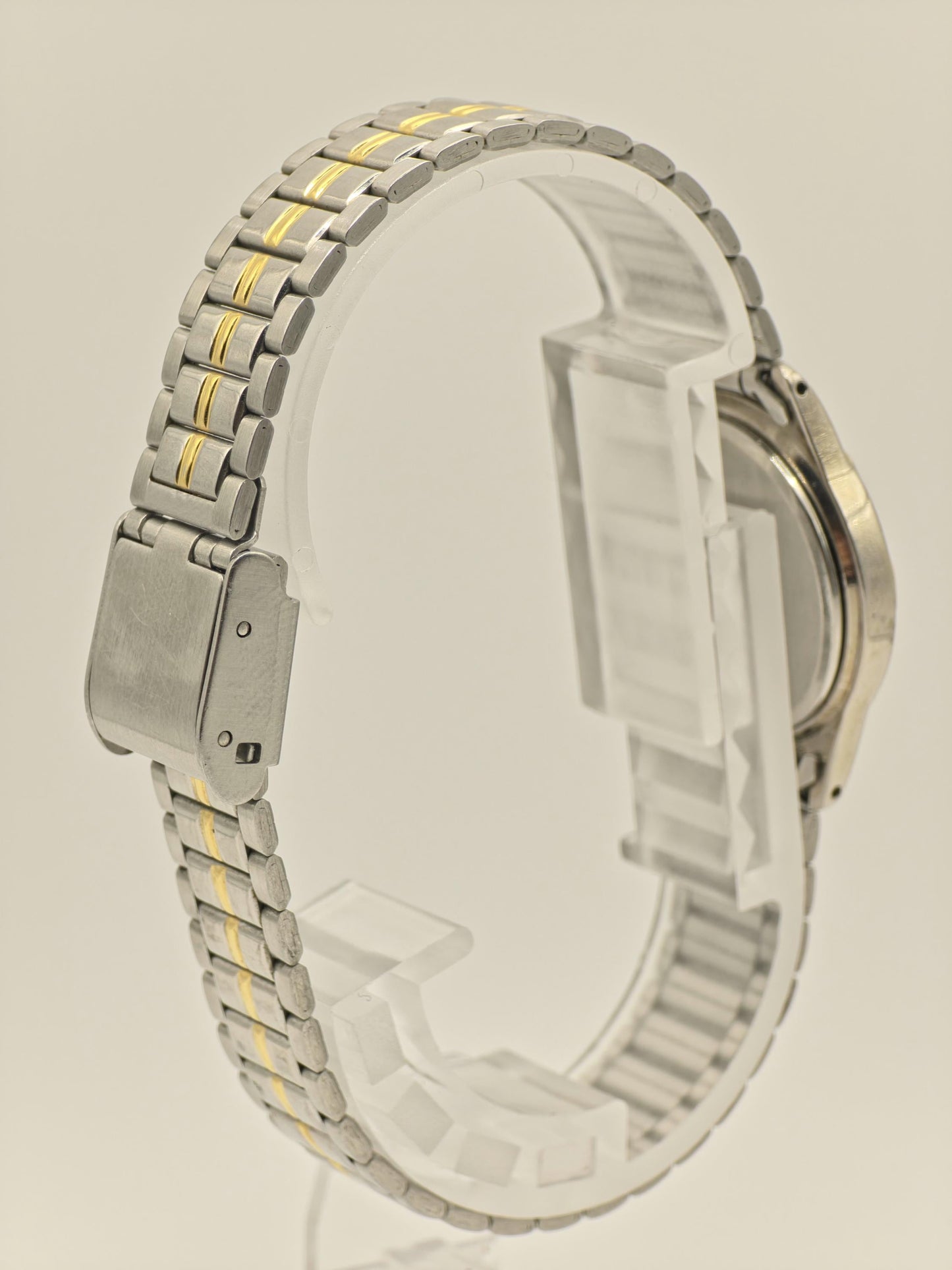 Junghans Astra Quartz Watch Ref. 218205 Two-Tone Stainless Steel Bracelet Women Vintage | - 53