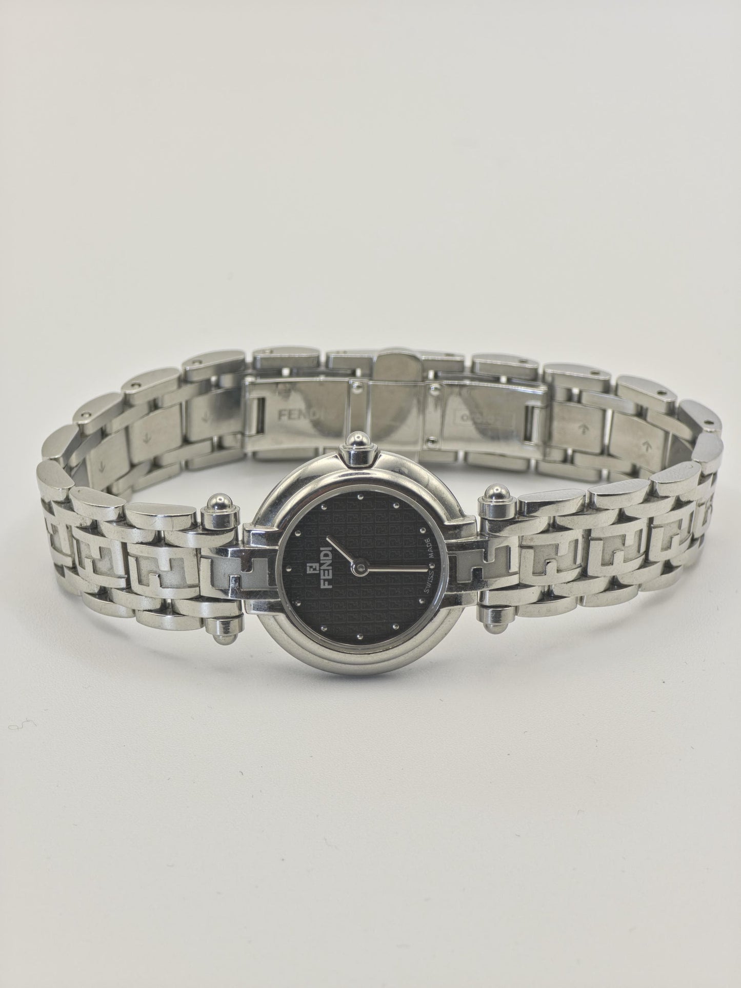 Fendi 750L Quartz Stainless Steel Watch Sapphire Crystal Women Boxed | - 57
