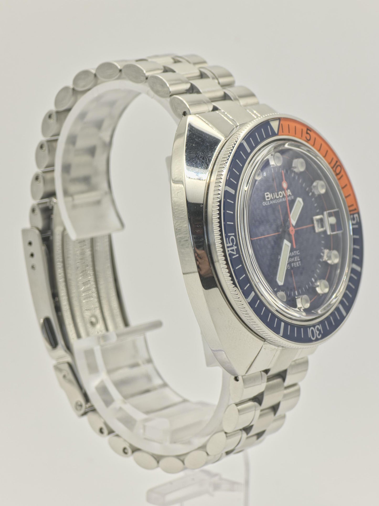 Bulova Oceanographer Automatic Snorkel 666 Feet Men's Dive Watch 96B321 Stainless Steel | - 71