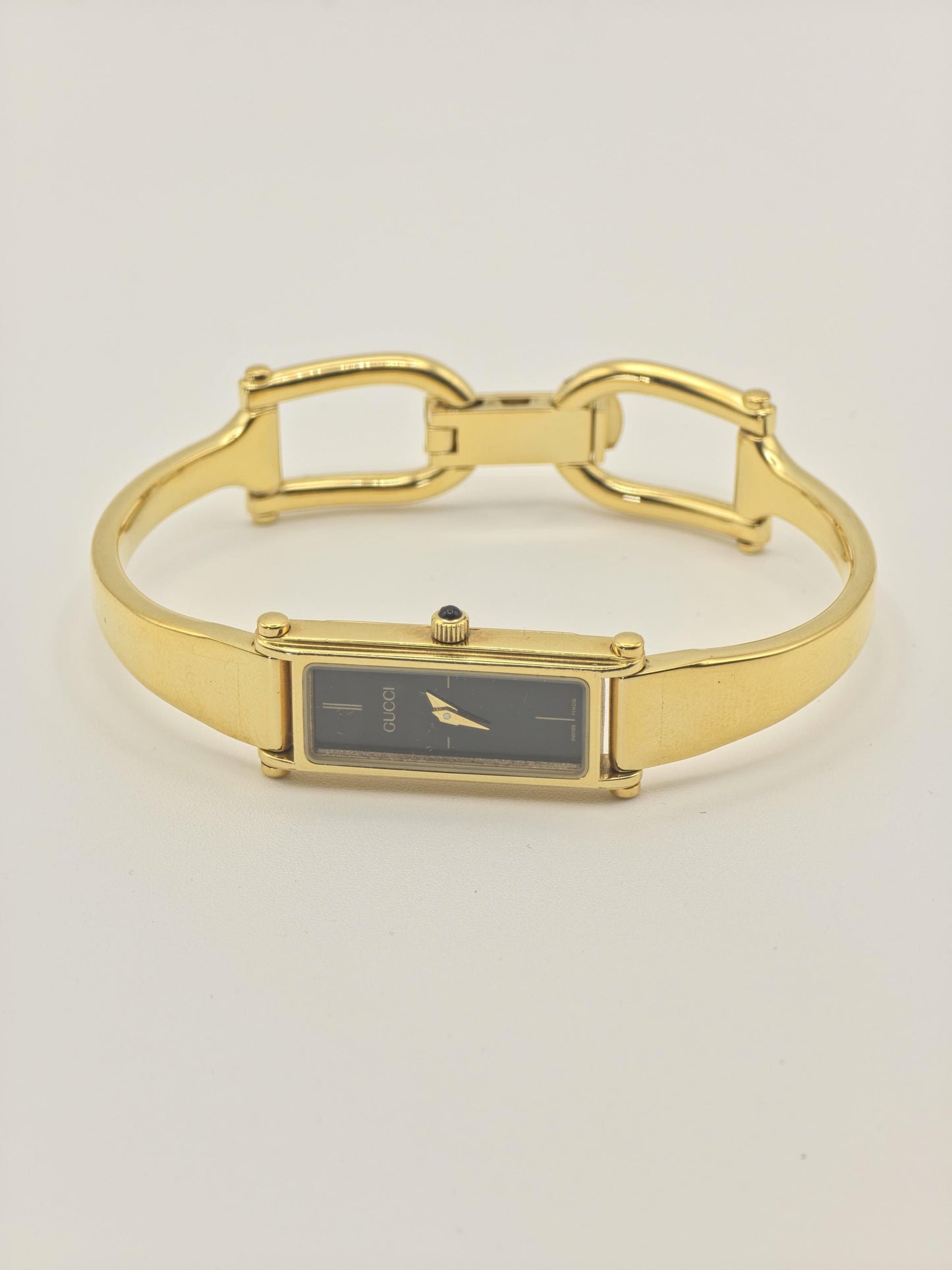 Gucci 0707/1500 15th Anniversary Gold Bangle Women's Swiss Watch Boxed | - 73
