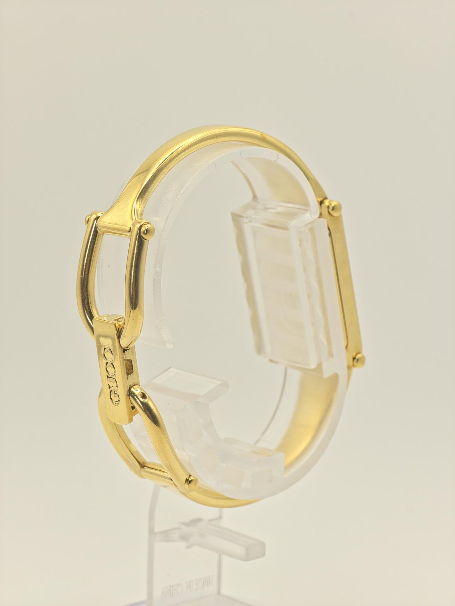 Gucci 0707/1500 15th Anniversary Gold Bangle Women's Swiss Watch Boxed | - 73