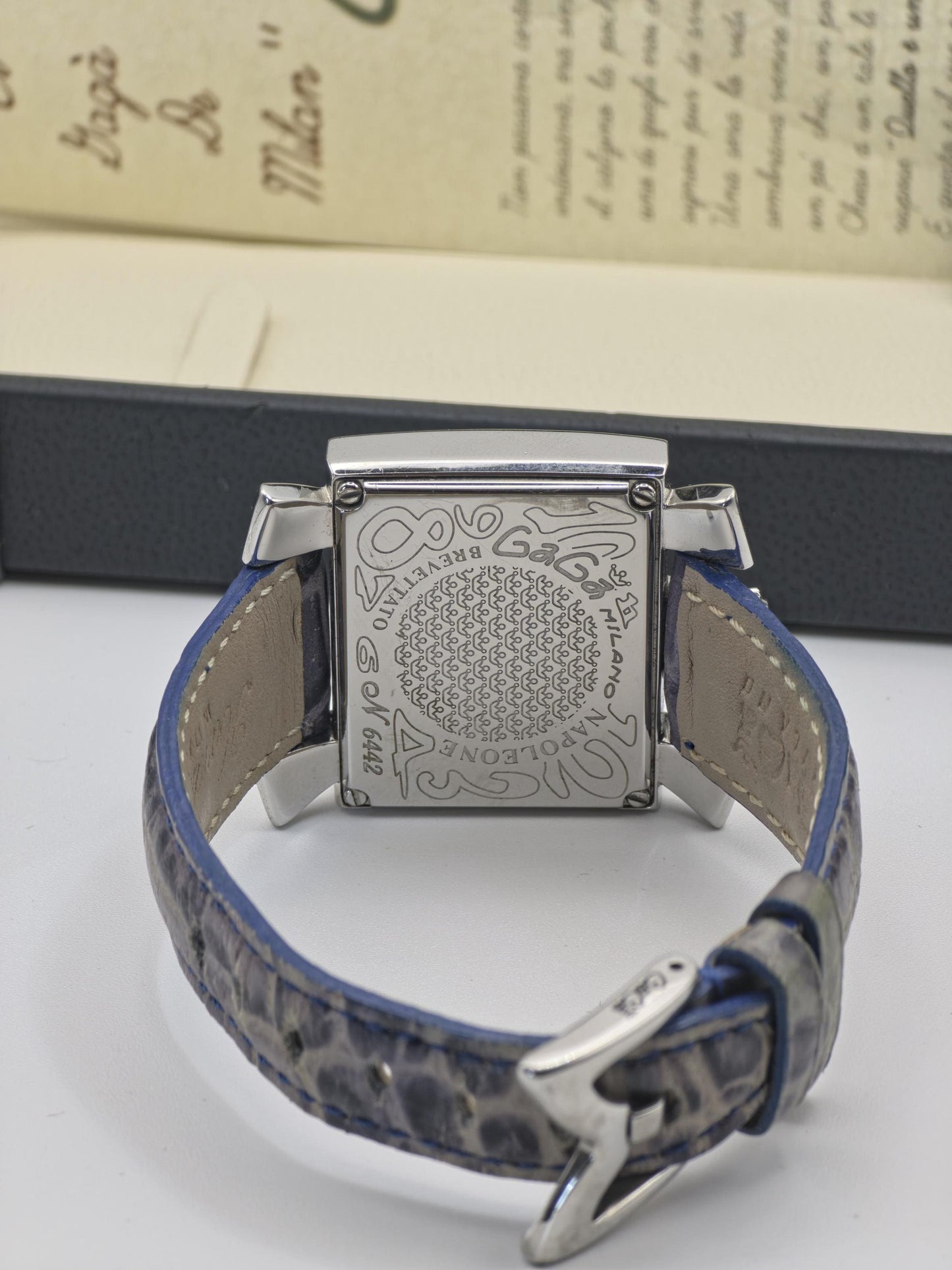 Gaga Milano Napoleone Brevettato Swiss Quartz Watch Box & Warranty Card Unisex | - 76