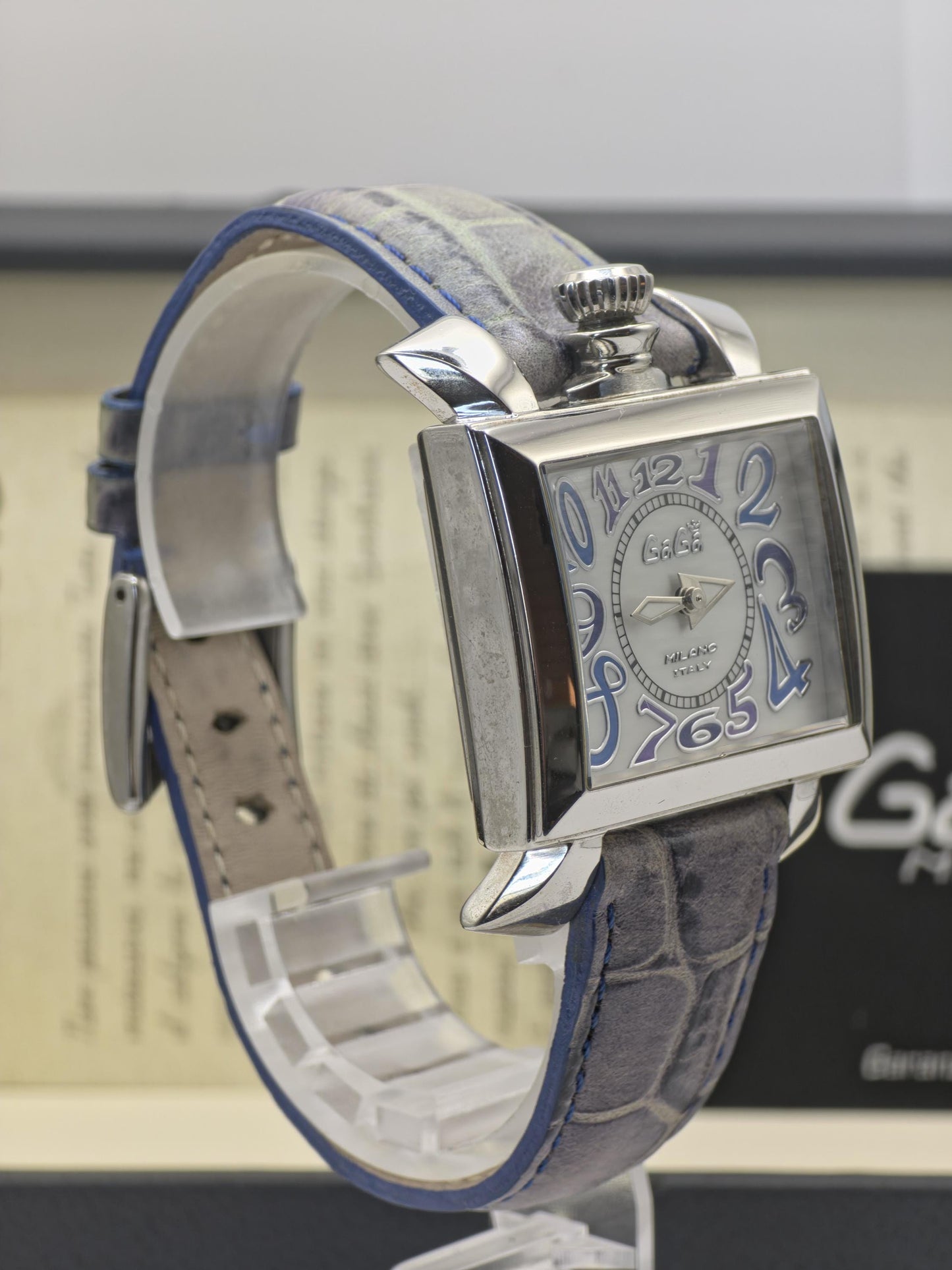 Gaga Milano Napoleone Brevettato Swiss Quartz Watch Box & Warranty Card Unisex | - 76