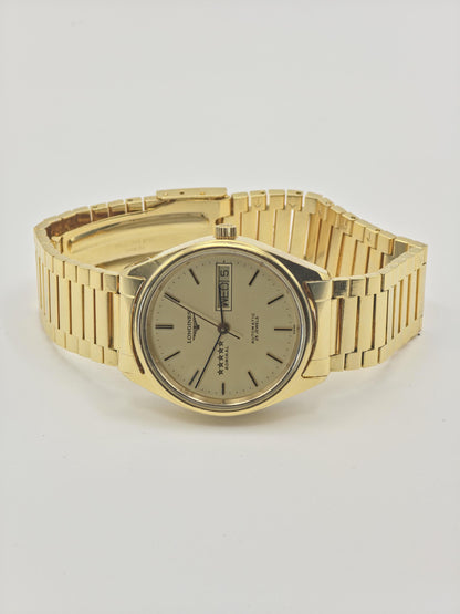 Longines Admiral Automatic 25 Jewels Gold Tone Watch Box Only Men | - 77