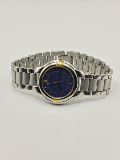 Yves Saint Laurent YSL Stainless Steel Blue Dial Unisex Quartz Watch Vintage | - 83