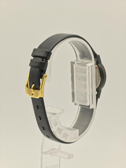 Movado Museum Quartz Black Dial Leather Strap Swiss Made Women Vintage | - 86