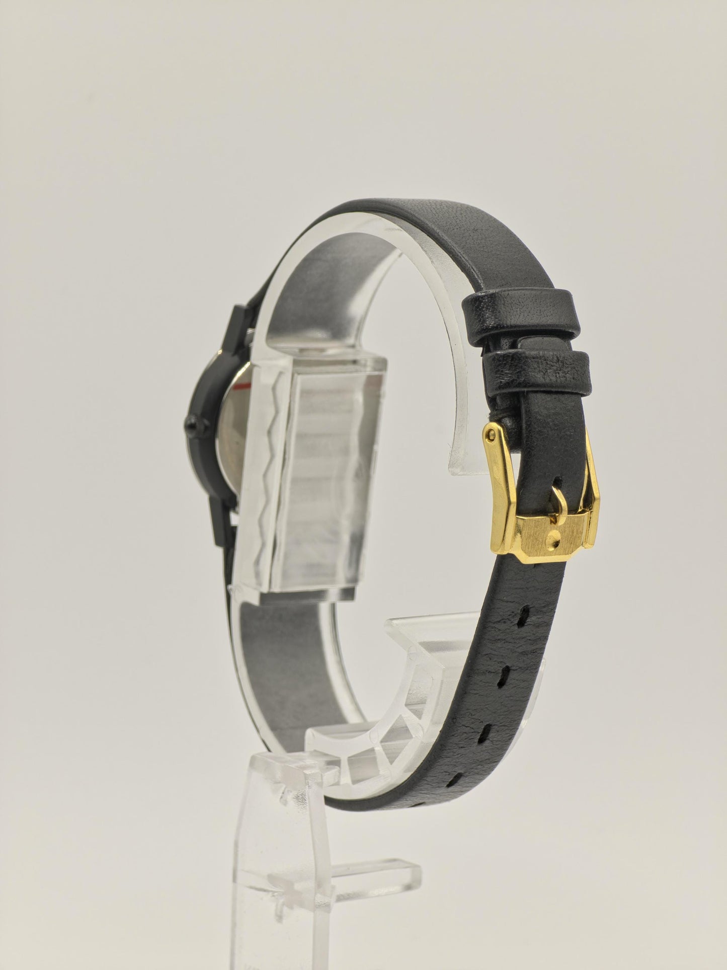 Movado Museum Quartz Black Dial Leather Strap Swiss Made Women Vintage | - 86