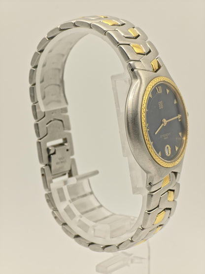 Givenchy Paris Verrazano Swiss Quartz Date Two Tone Stainless Steel Unisex Vintage | - 87
