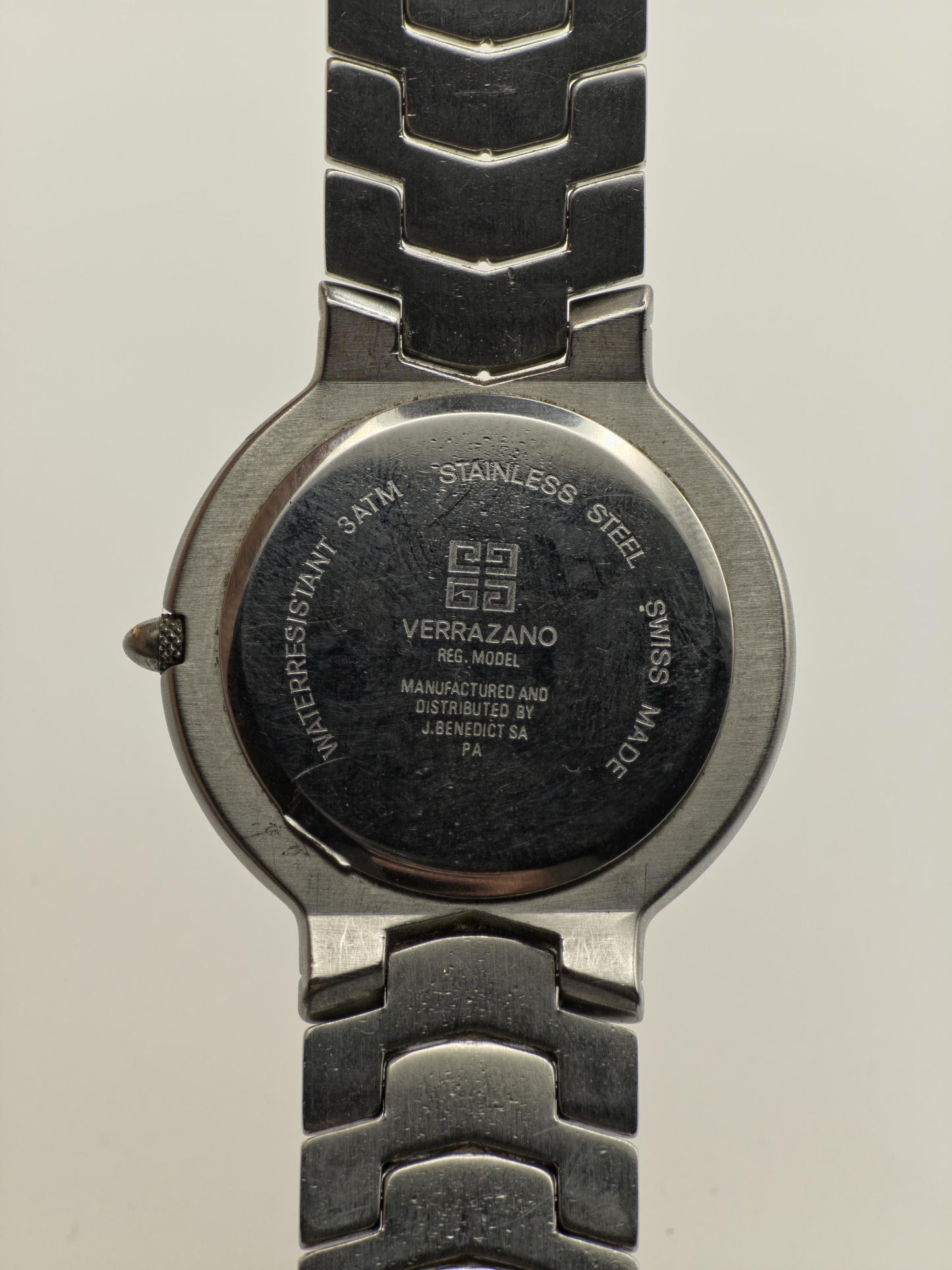 Givenchy Paris Verrazano Swiss Quartz Date Two Tone Stainless Steel Unisex Vintage | - 87