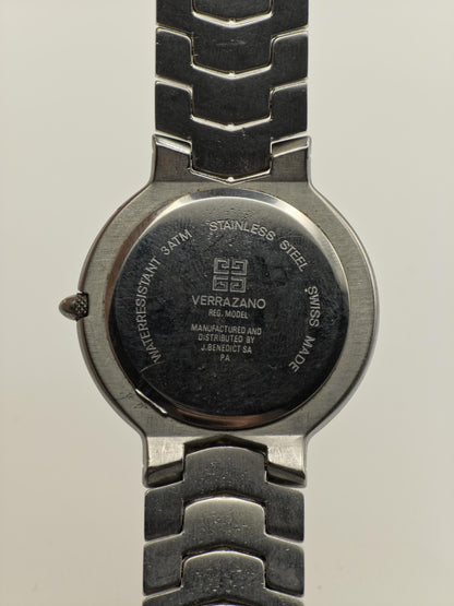 Givenchy Paris Verrazano Swiss Quartz Date Two Tone Stainless Steel Unisex Vintage | - 87