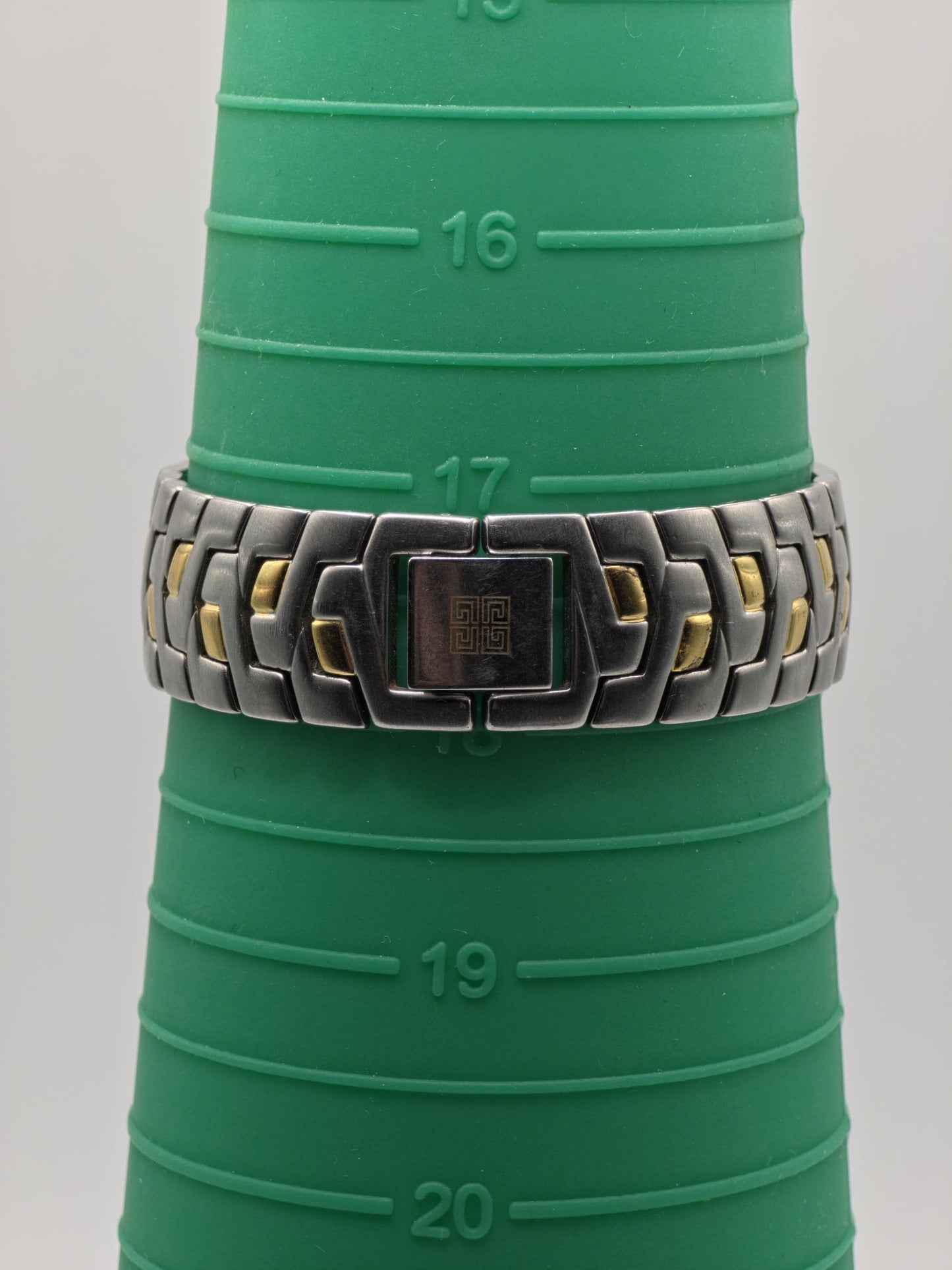 Givenchy Paris Verrazano Swiss Quartz Date Two Tone Stainless Steel Unisex Vintage | - 87