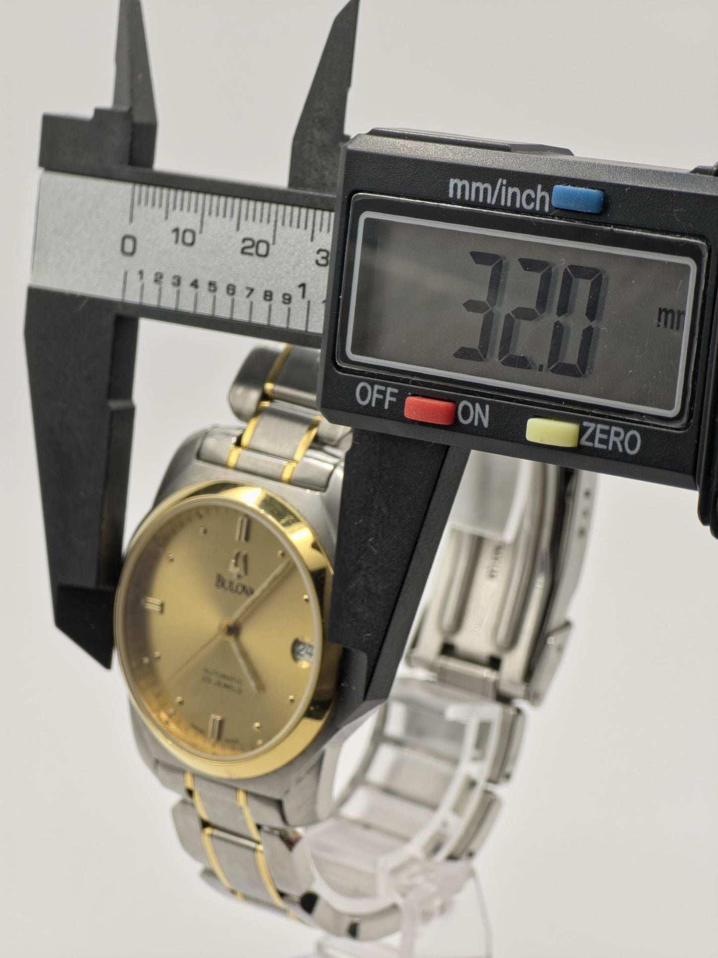 Bulova Automatic 25 Jewels Two-Tone Stainless Steel Men’s Watch Ref. 543000 Swiss Made | - 88