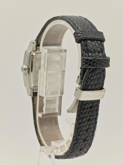 Hamilton Quartz Square Women Watch Black Dial Leather Strap Ref. 6329 | - 90