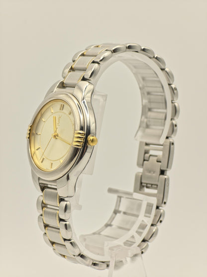 YSL Quartz Unisex Watch Silver Dial Two-Tone Bracelet Ref. 650113 | - 93