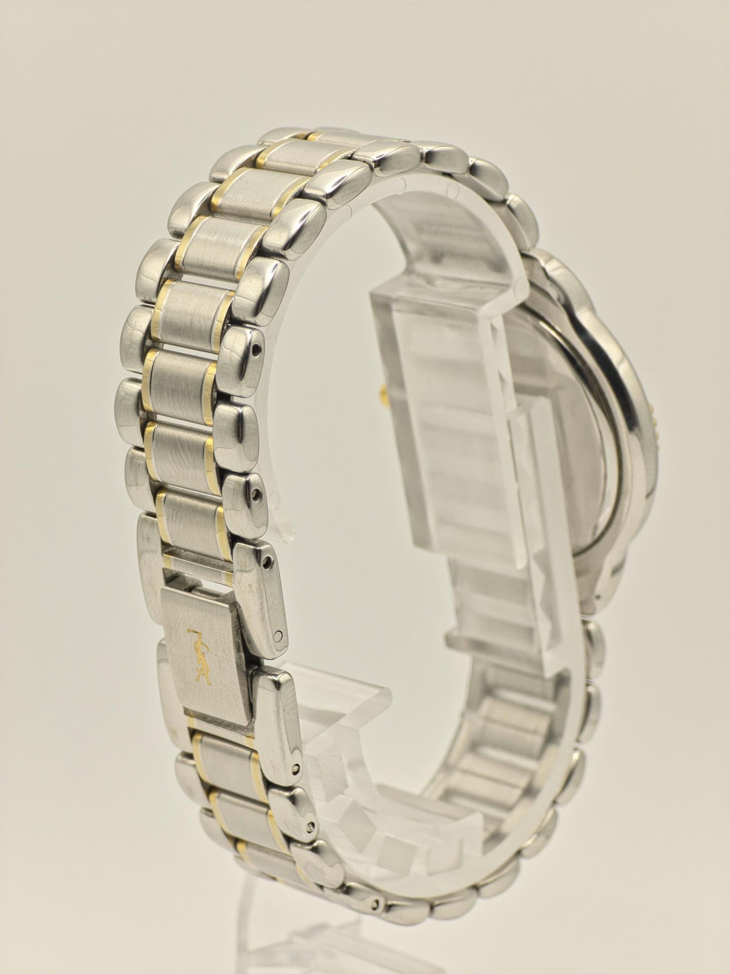 YSL Quartz Unisex Watch Silver Dial Two-Tone Bracelet Ref. 650113 | - 93