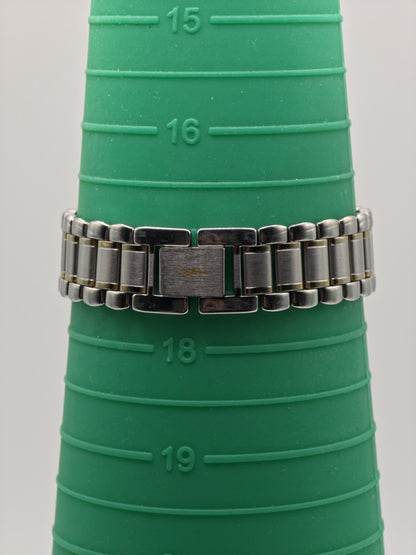 YSL Quartz Unisex Watch Silver Dial Two-Tone Bracelet Ref. 650113 | - 93