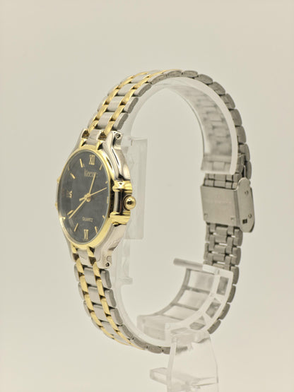 Klaeuse Men’s Quartz Watch Two-Tone Stainless Steel Bracelet Black Dial Ref. SK-233-D | - 95