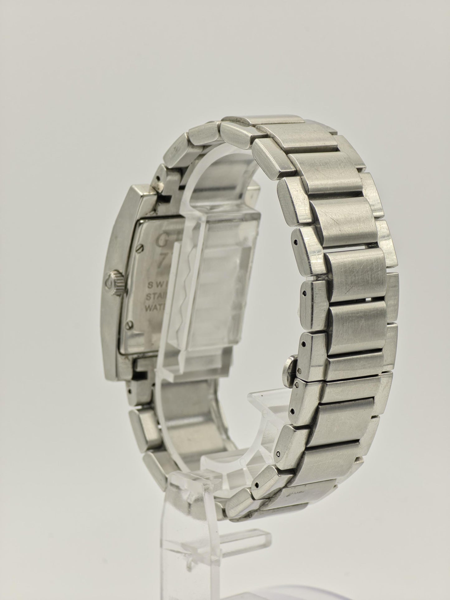 Vintage Gucci Square Watch | Model 7700M | Date | Stainless Steel | women | - 121