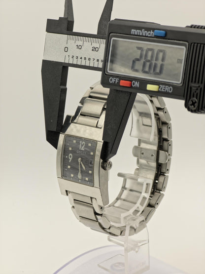 Vintage Gucci Square Watch | Model 7700M | Date | Stainless Steel | women | - 121