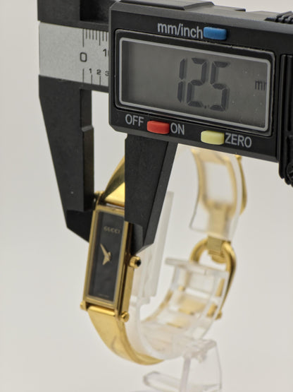 Gucci Gold Tone Watch | Model 1500L | Bangle Bracelet | Swiss Made | Women | - 123