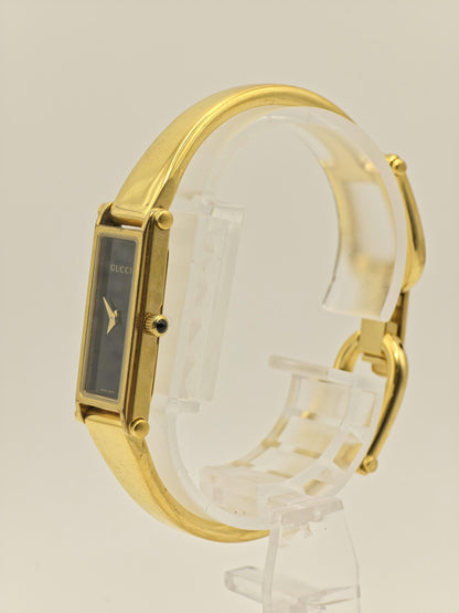 Gucci Gold Tone Watch | Model 1500L | Bangle Bracelet | Swiss Made | Women | - 123