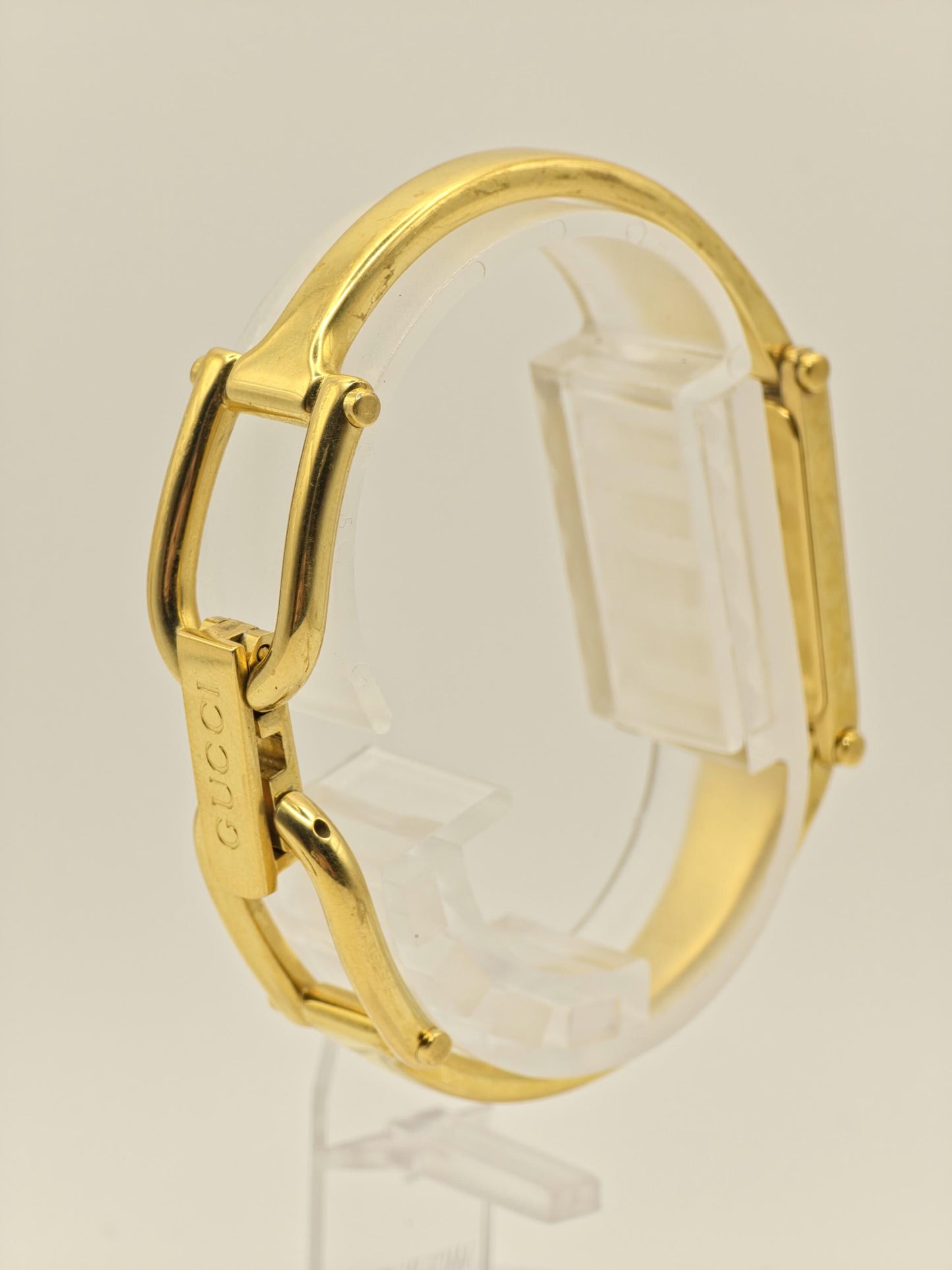 Gucci Gold Tone Watch | Model 1500L | Bangle Bracelet | Swiss Made | Women | - 123