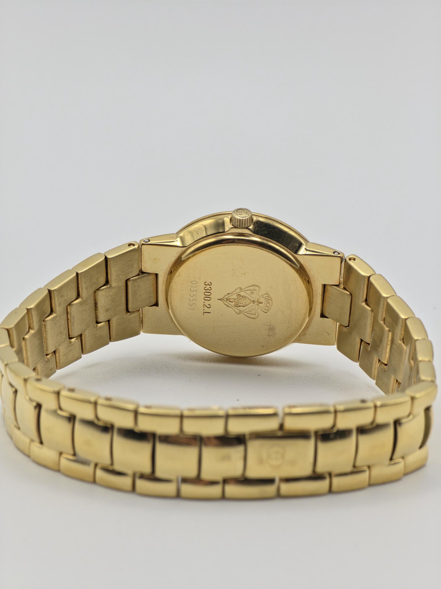 Gucci Gold Tone Watch | Model 3300.2.L | Black Dial | Swiss Made | Box & Warranty | Women | - 124