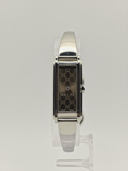 Gucci Women’s Rectangular Watch | Model 109 | GG Monogram Dial | Swiss Made | Box Included | - 127