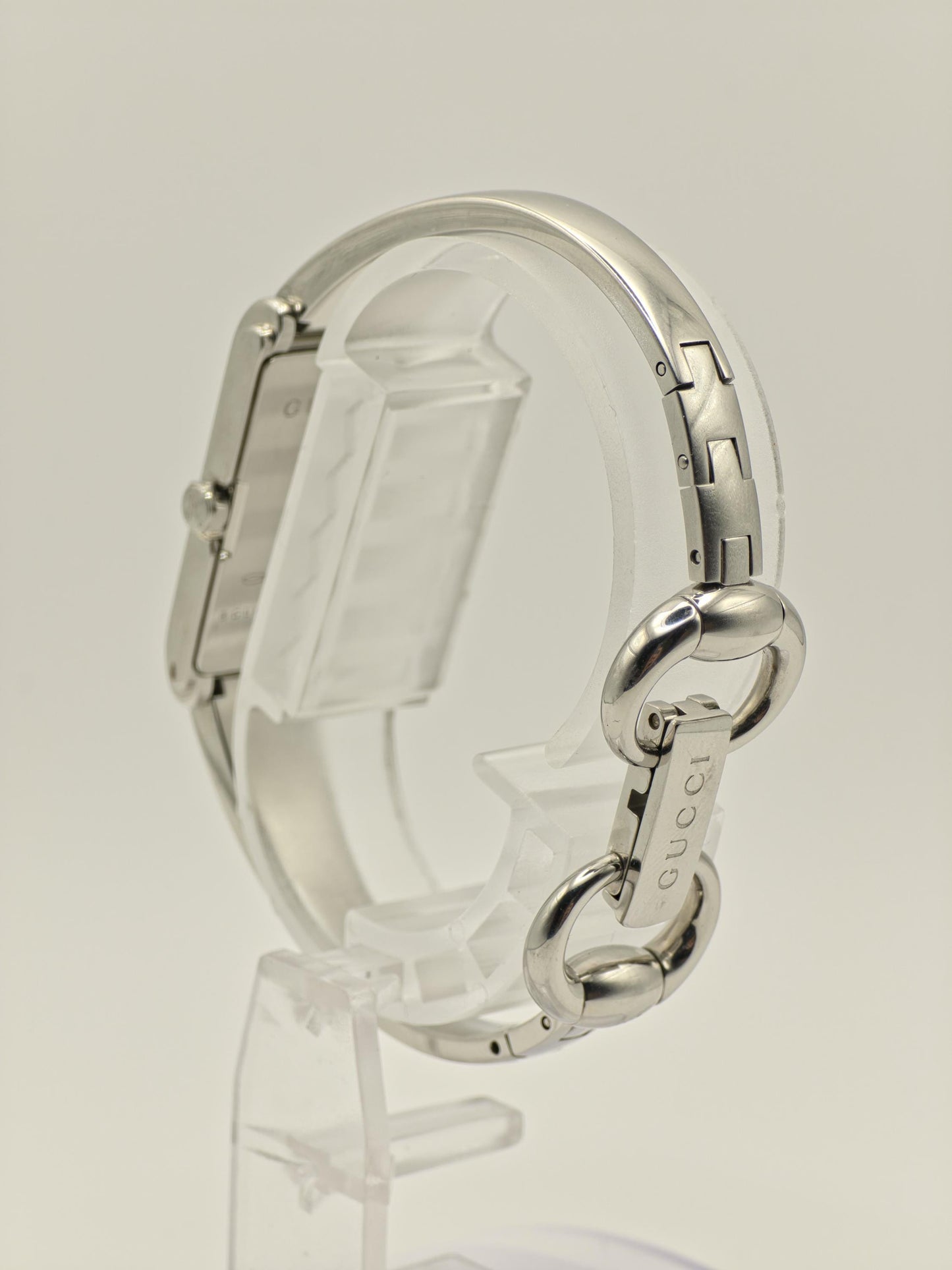 Gucci Women’s Rectangular Watch | Model 109 | GG Monogram Dial | Swiss Made | Box Included | - 127