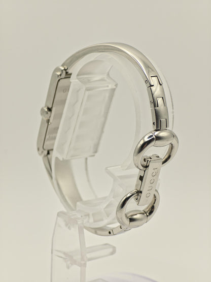 Gucci Women’s Rectangular Watch | Model 109 | GG Monogram Dial | Swiss Made | Box Included | - 127