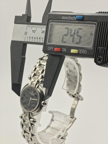Fendi Women’s Quartz Watch Stainless Steel Bracelet Black Dial Ref. 750L 3ATM | - 99