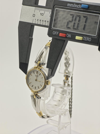 Seiko Women’s Quartz Watch Two-Tone Elegant Bracelet Silver Dial Ref. 2320-6490 | - 102