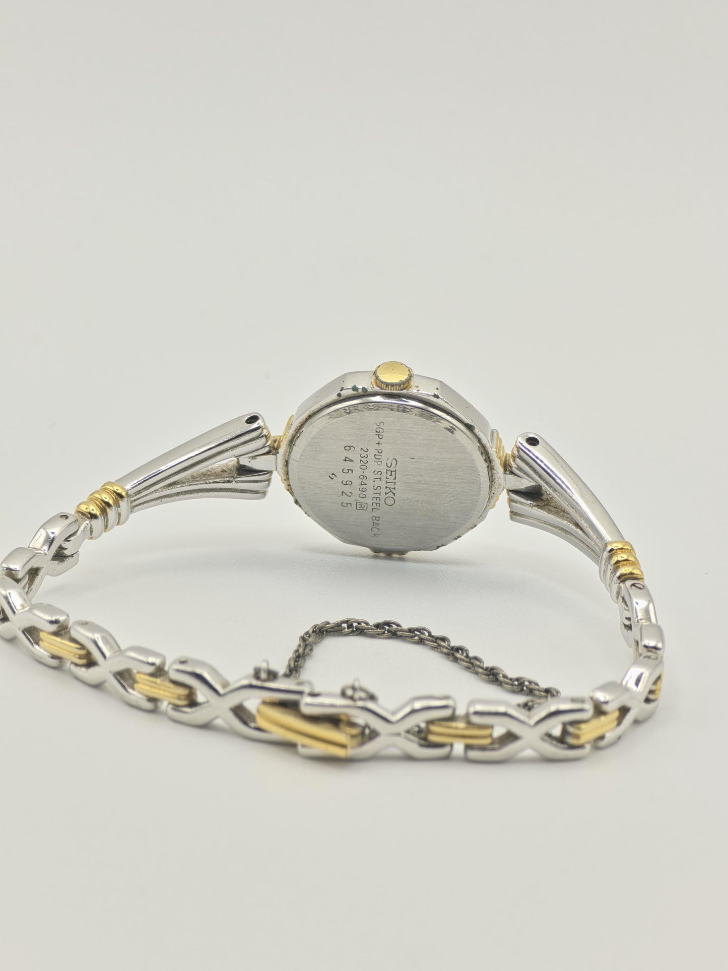 Seiko Women’s Quartz Watch Two-Tone Elegant Bracelet Silver Dial Ref. 2320-6490 | - 102