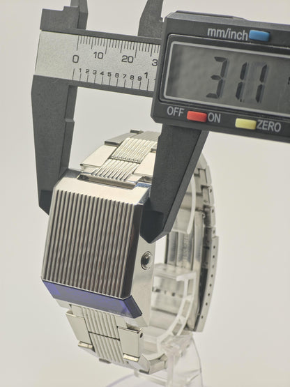 Bulova Computron Men’s Digital Watch Stainless Steel LED Display - 108