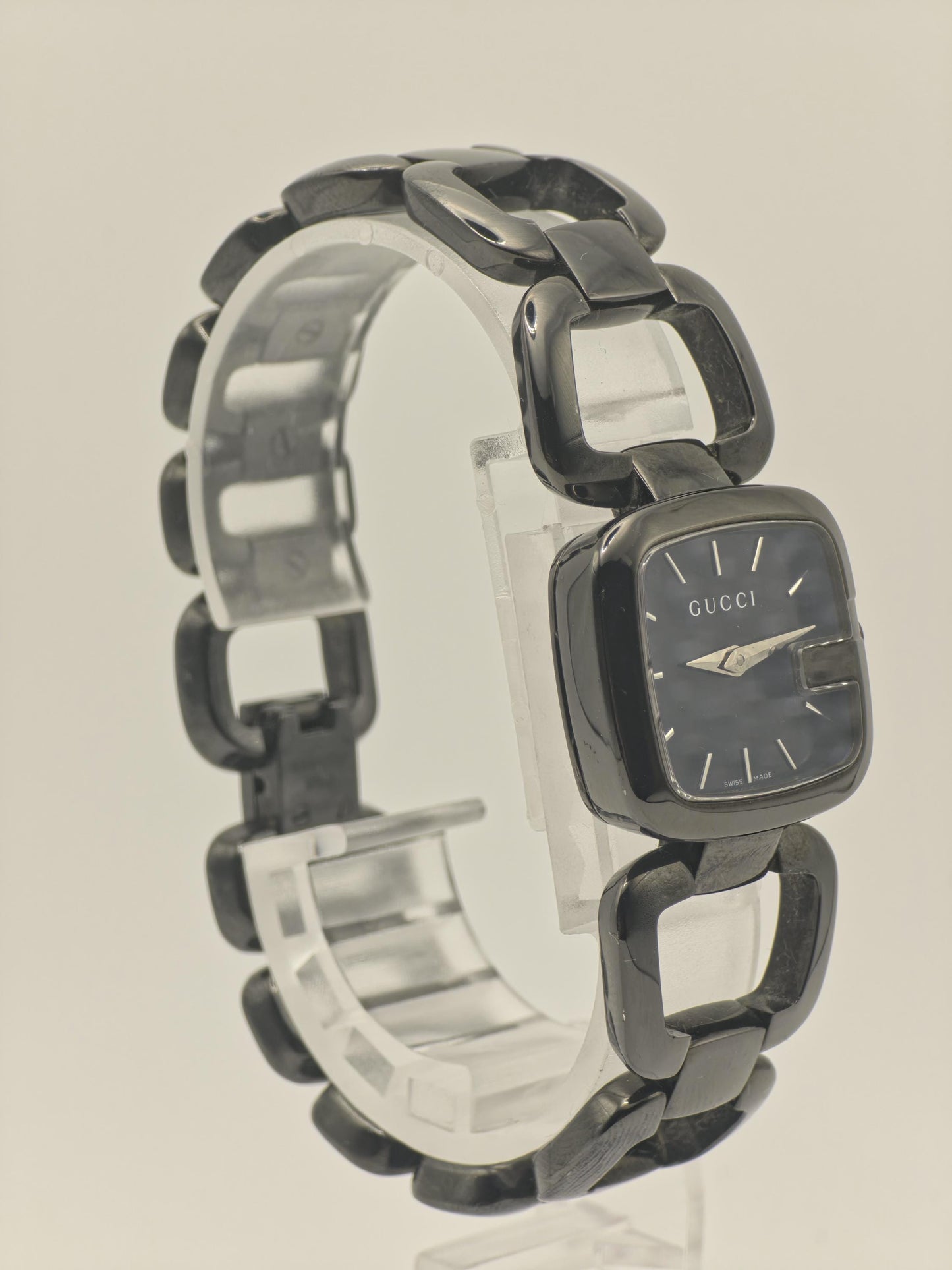 Gucci Women’s Black Dial Stainless Steel Watch Model 125.5 - 109