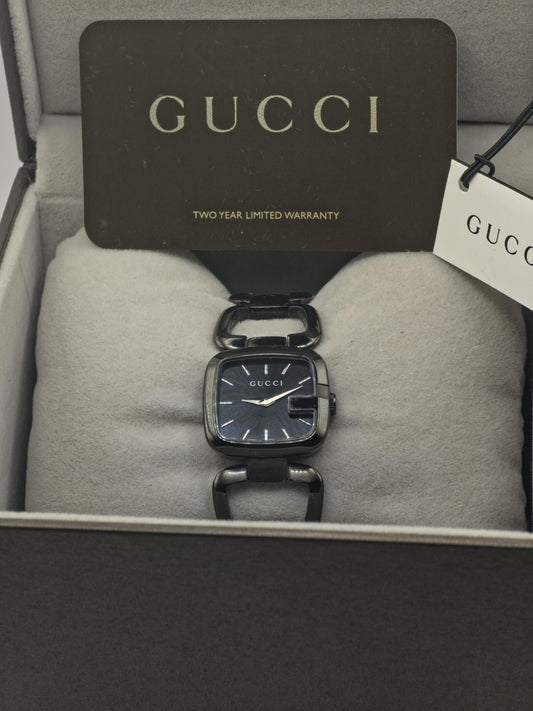 Gucci Women’s Black Dial Stainless Steel Watch Model 125.5 - 109