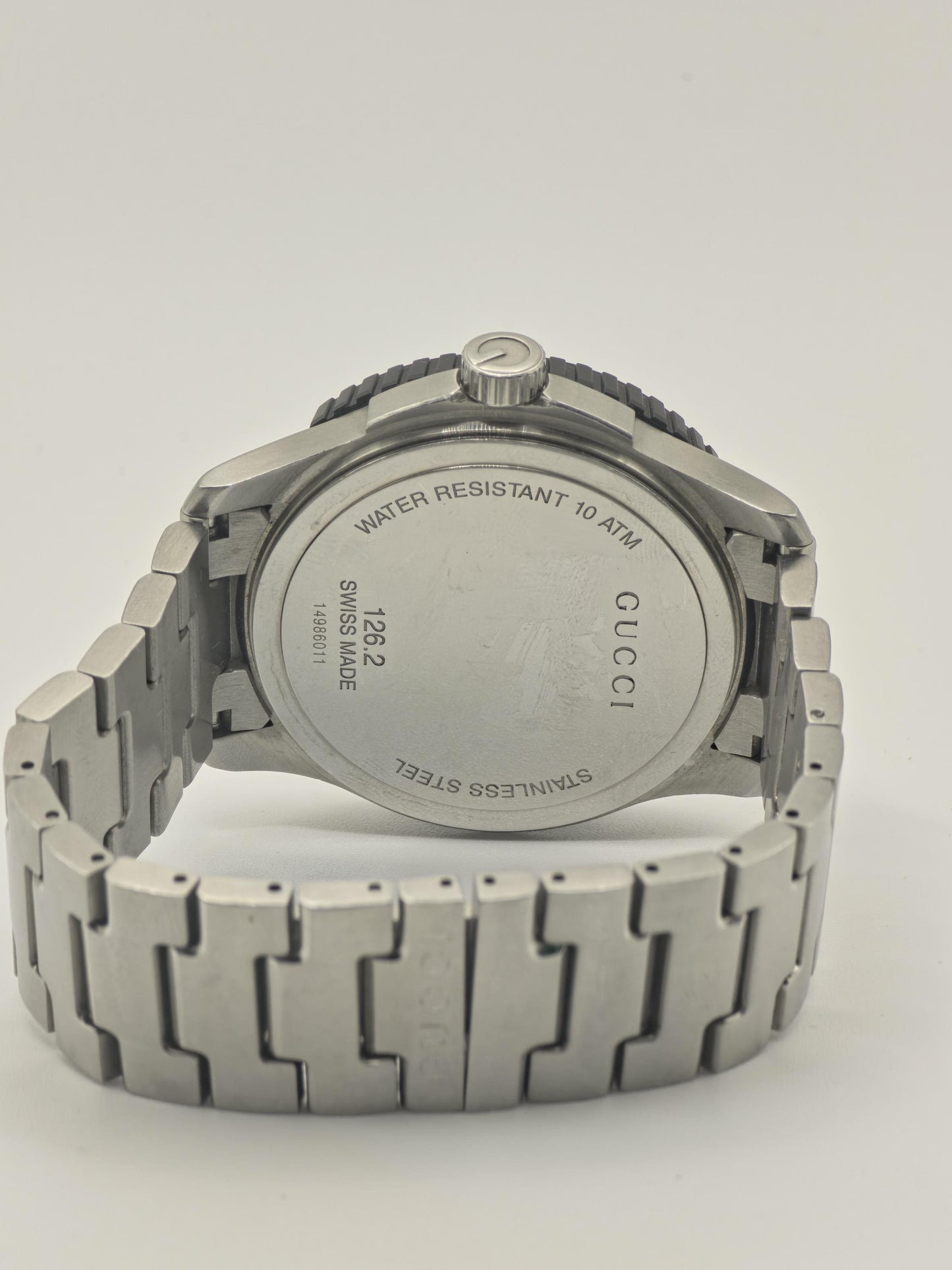 Gucci Men’s Sport Diver Style Stainless Steel Watch Model 126.2 | - 110