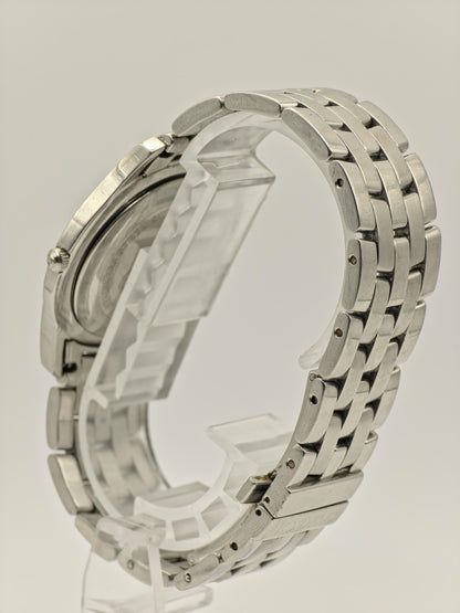 Gucci Men’s Black Dial Date Watch Stainless Steel Swiss Made 5500M | – 130