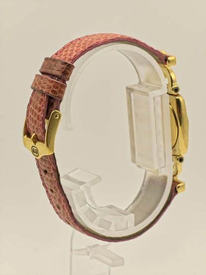 Gucci Gold Tone Watch | Model 6300L | Leather Strap | Swiss Made | Women | - 122