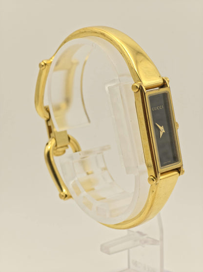 Gucci Gold Tone Watch | Model 1500L | Bangle Bracelet | Swiss Made | Women | - 123