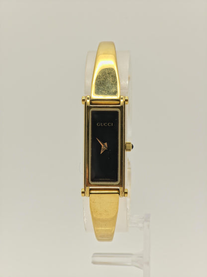 Gucci Gold Tone Watch | Model 1500L | Bangle Bracelet | Swiss Made | Women | - 123
