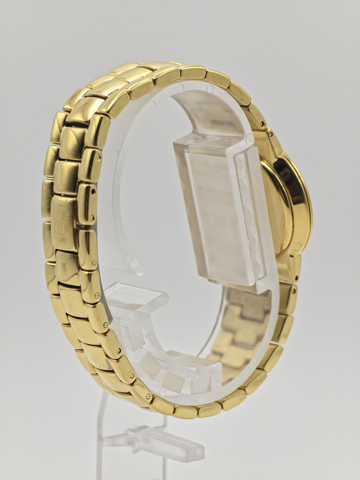Gucci Gold Tone Watch | Model 3300.2.L | Black Dial | Swiss Made | Box & Warranty | Women | - 124